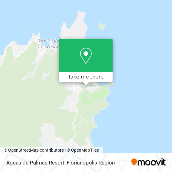Águas de Palmas Resort map