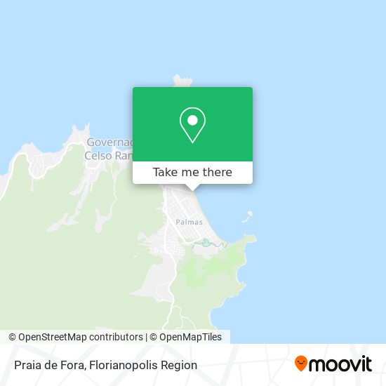 Praia de Fora map