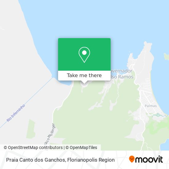 Praia Canto dos Ganchos map