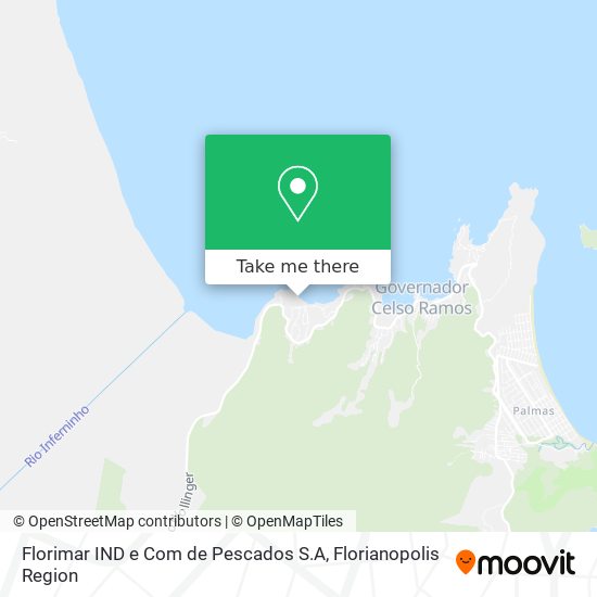 Florimar IND e Com de Pescados S.A map
