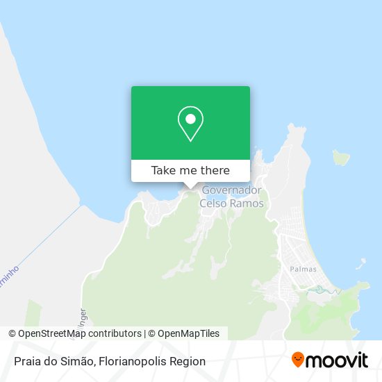 Praia do Simão map