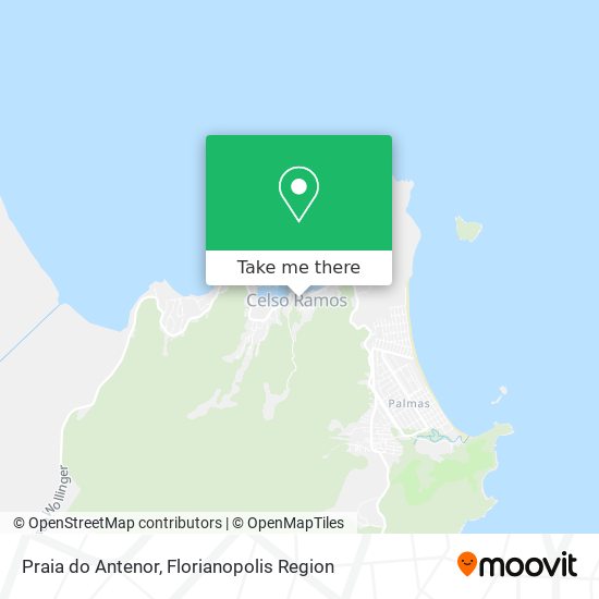 Praia do Antenor map