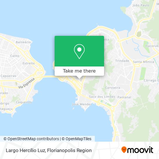 Largo Hercílio Luz map