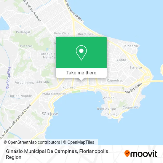 Ginásio Municipal De Campinas map