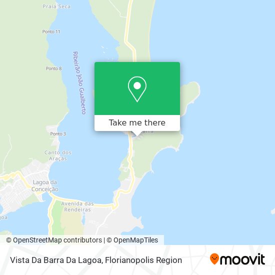 Vista Da Barra Da Lagoa map