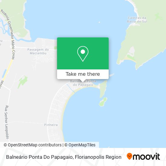 Balneário Ponta Do Papagaio map