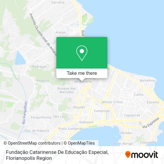Fundação Catarinense De Educação Especial map