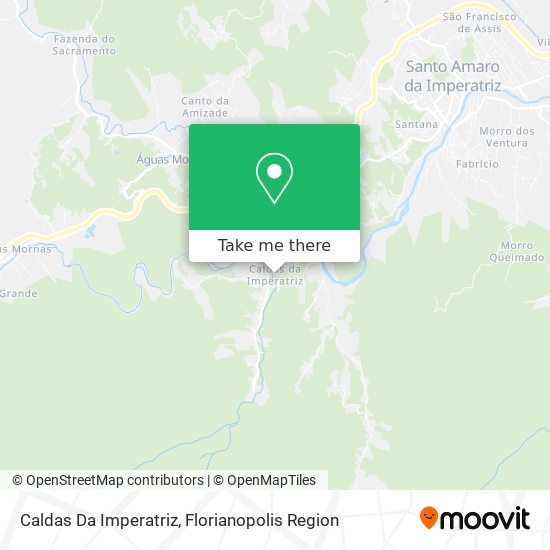 Caldas Da Imperatriz map