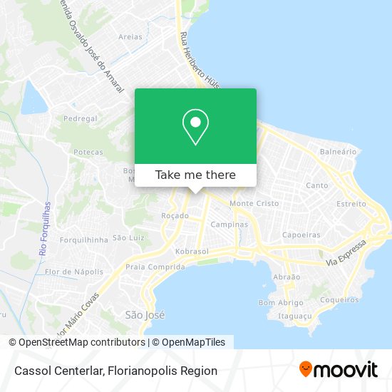 Cassol Centerlar map