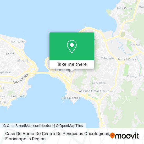 Casa De Apoio Do Centro De Pesquisas Oncológicas map