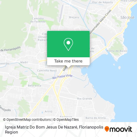 Igreja Matriz Do Bom Jesus De Nazaré map