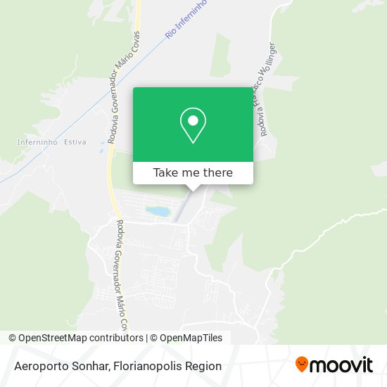 Aeroporto Sonhar map