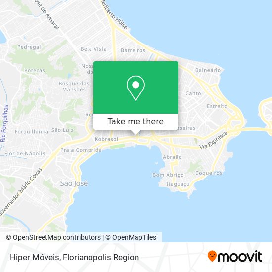 Hiper Móveis map