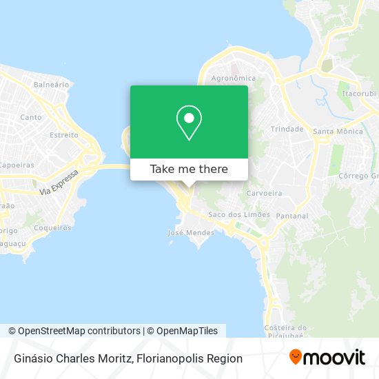 Ginásio Charles Moritz map