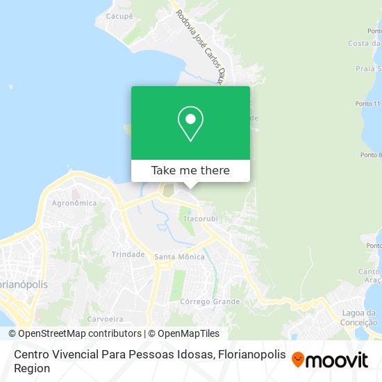 Mapa Centro Vivencial Para Pessoas Idosas