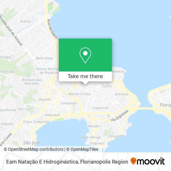Eam Natação E Hidroginástica map