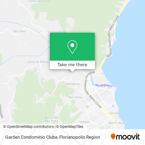 Garden Condomínio Clube map