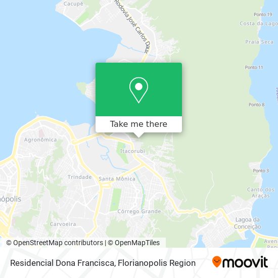 Residencial Dona Francisca map