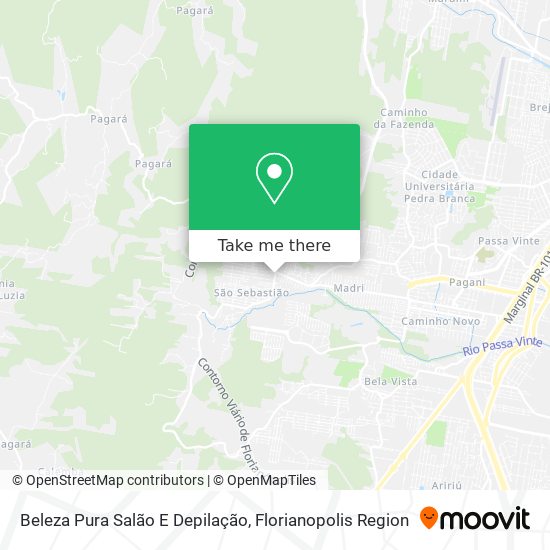 Beleza Pura Salão E Depilação map