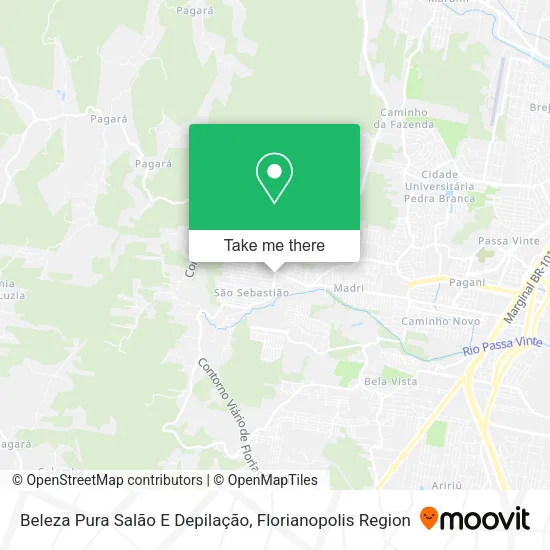 Beleza Pura Salão E Depilação map