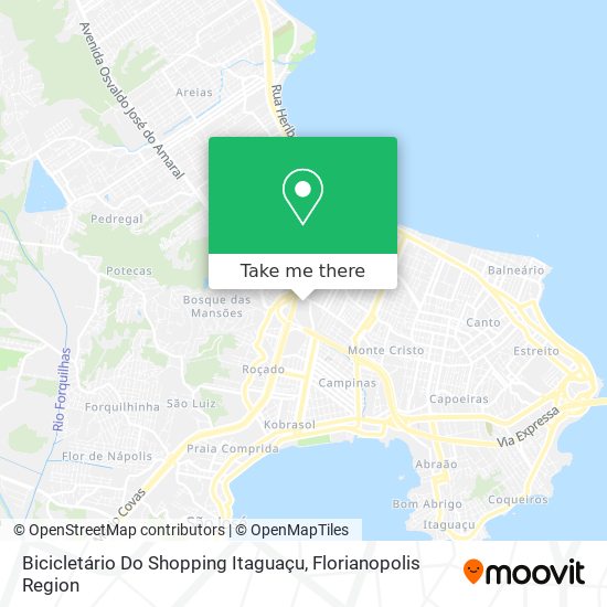 Bicicletário Do Shopping Itaguaçu map