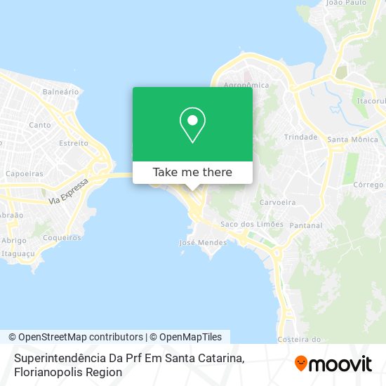 Mapa Superintendência Da Prf Em Santa Catarina