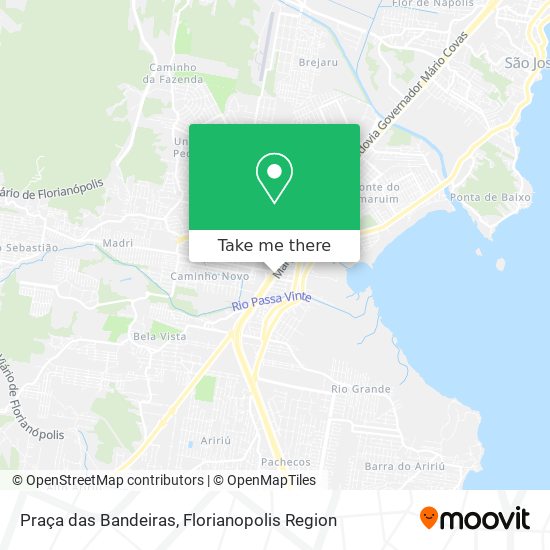 Praça das Bandeiras map