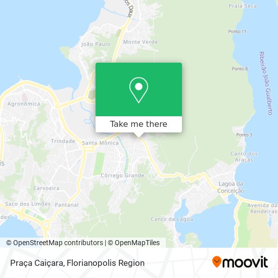 Praça Caiçara map