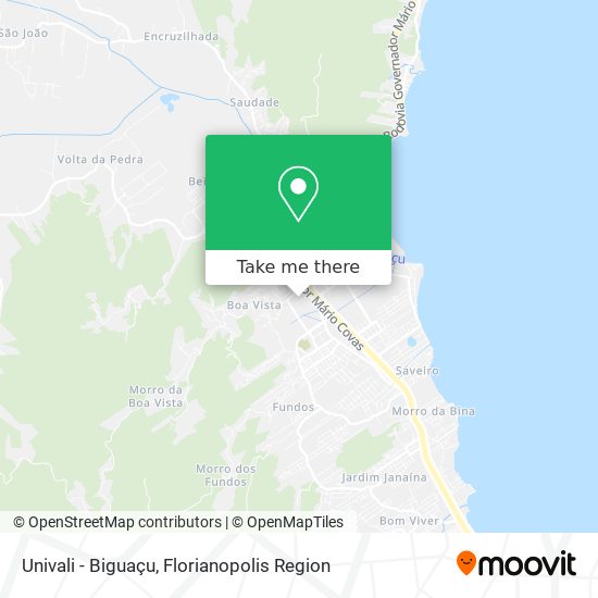 Univali - Biguaçu map