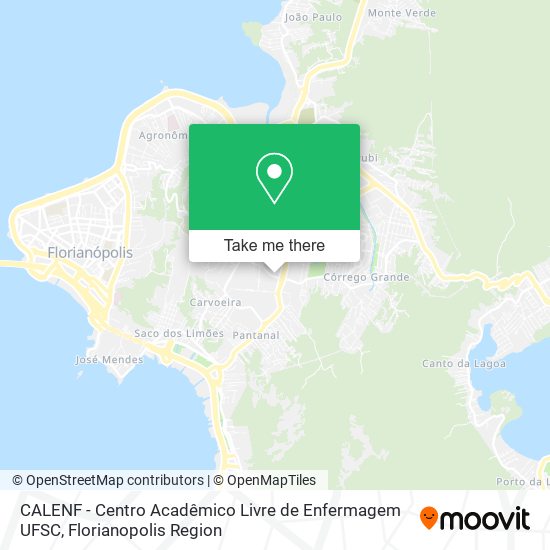 CALENF - Centro Acadêmico Livre de Enfermagem  UFSC map