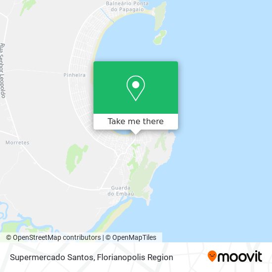 Supermercado Santos map