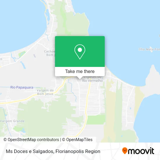 Ms Doces e Salgados map