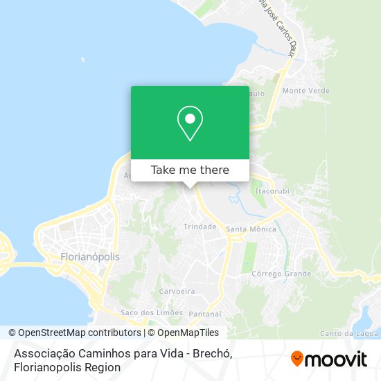 Associação Caminhos para Vida - Brechó map
