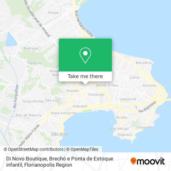 Di Novo Boutique, Brechó e Ponta de Estoque infantil map