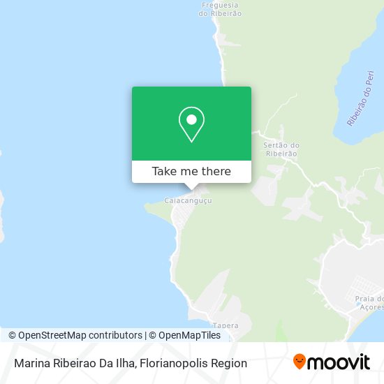 Marina Ribeirao Da Ilha map