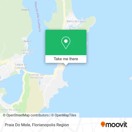 Praia Do Mole map