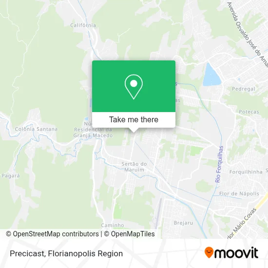 Precicast map