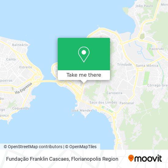 Fundação Franklin Cascaes map