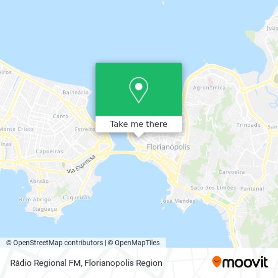 Rádio Regional FM map