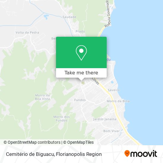 Cemitério de Biguacu map