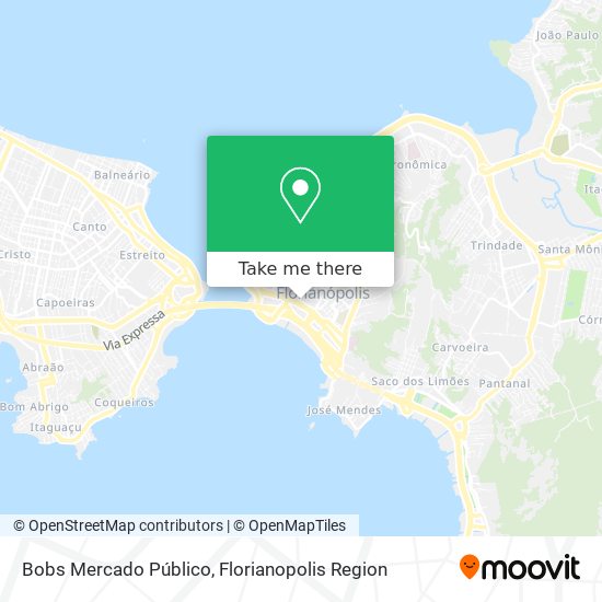 Mapa Bobs Mercado Público