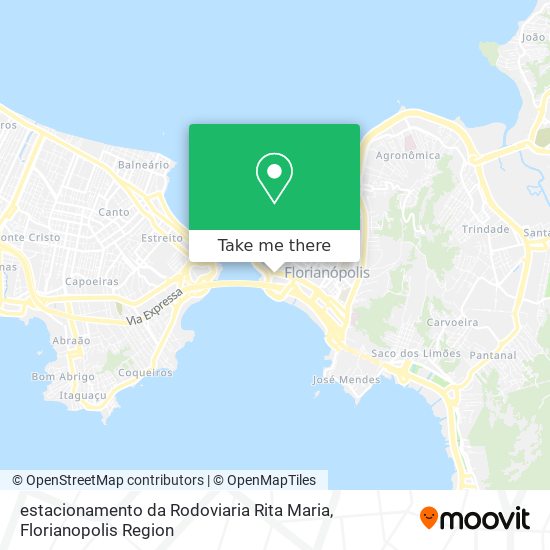 estacionamento  da Rodoviaria Rita Maria map