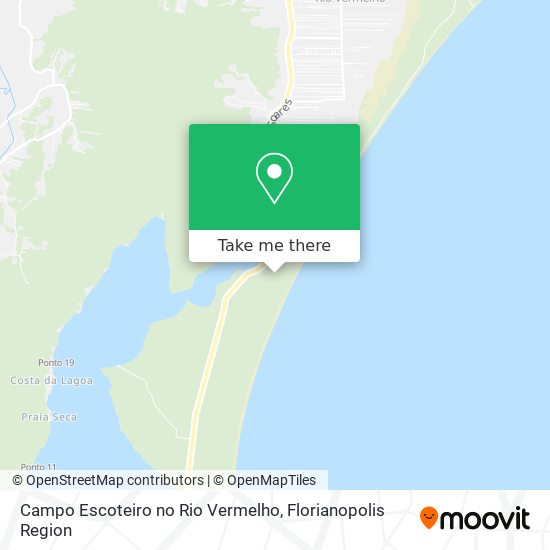 Campo Escoteiro no Rio Vermelho map