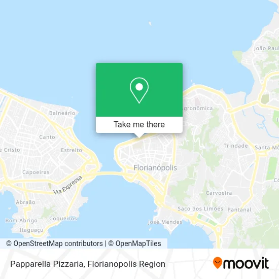 Papparella Pizzaria map