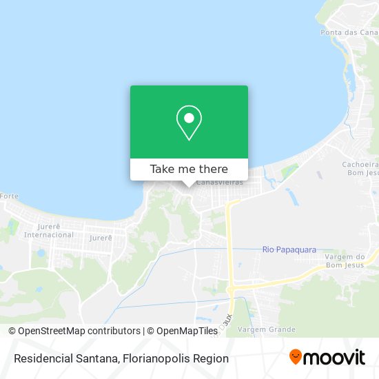Residencial Santana map