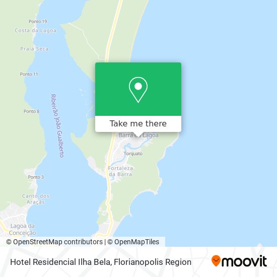 Hotel Residencial Ilha Bela map