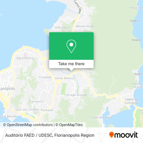 Auditório FAED / UDESC map