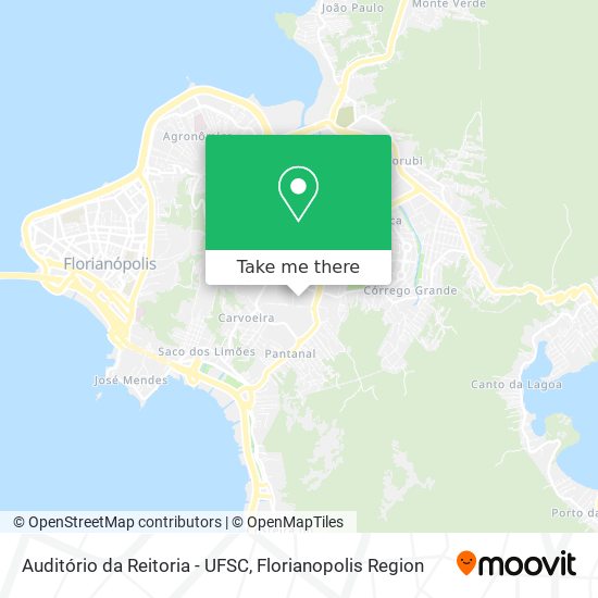 Auditório da Reitoria - UFSC map