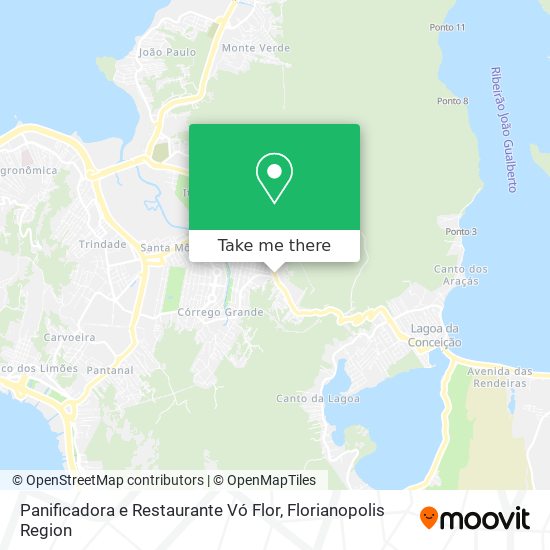 Mapa Panificadora e Restaurante Vó Flor