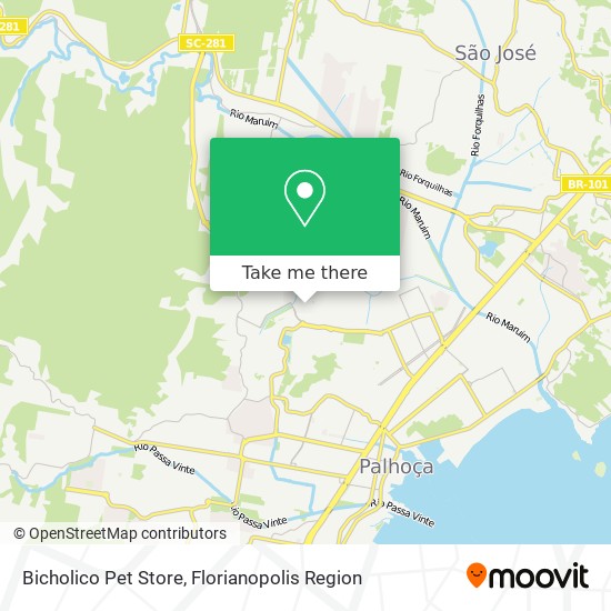 Bicholico Pet Store map